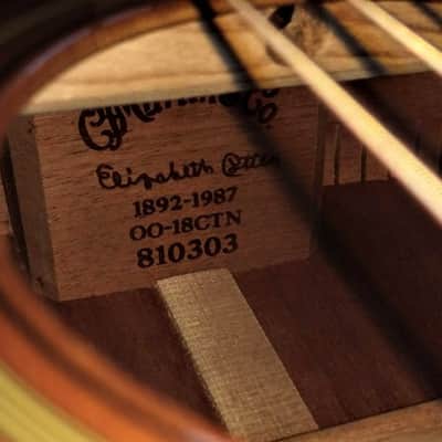 Martin OO-18CTN Elizabeth Cotton Commemorative Edition #23 of 76 2001 Natural image 11