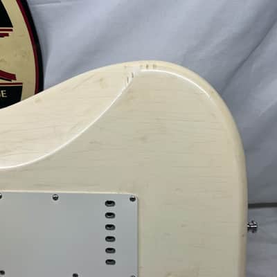 Fender Jimi Hendrix Stratocaster Strat Electric Guitar - Olympic White image 12