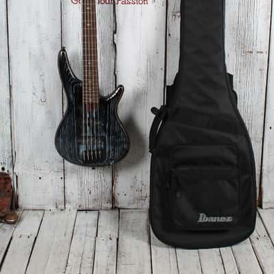 Ibanez SR Premium SR1325SB 5 String Electric Bass Guitar Aqua Wave with Gig Bag image 2
