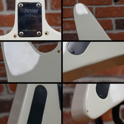 Kramer USA Voyager Imperial White 1983 w/Hard Shell Case image 15
