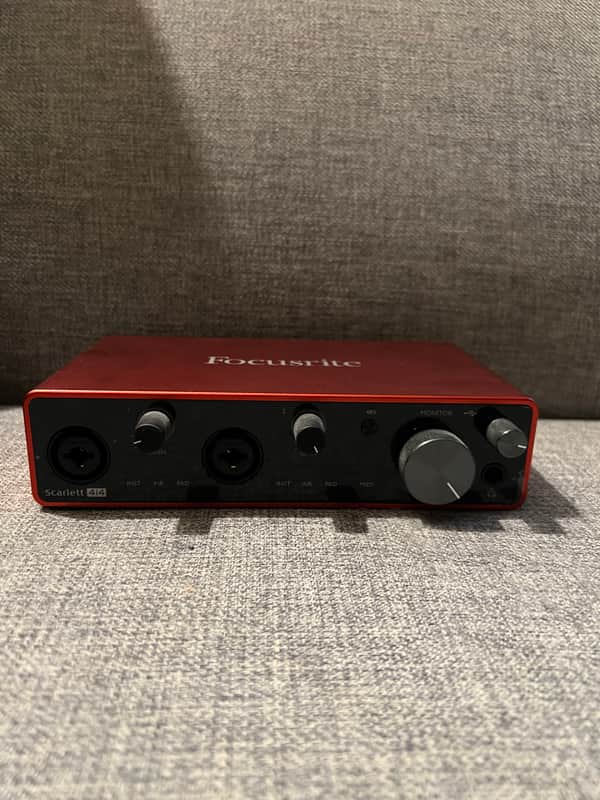 Focusrite Scarlett 4i4 3rd Gen USB Audio Interface 2019 - Present - Red / Black image 1