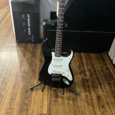 Tokai Goldstar Sound 1982 black Strat style electric guitar with hard case image 2