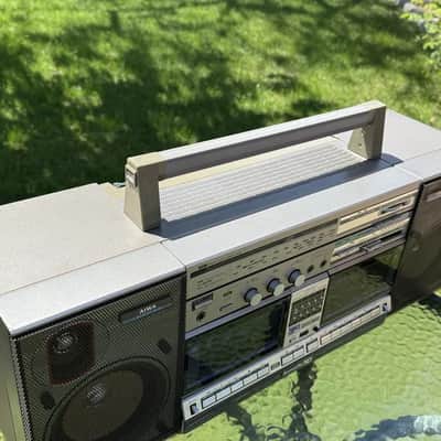AIWA CA-W2 Rare Vintage Boombox Serviced Warranty Wireless Speakers 3D Sound image 6
