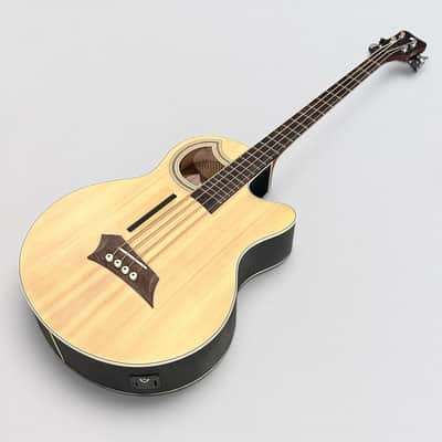 Warwick RockBass Alien Standard 4 String Acoustic Electric Bass Guitar - Natural image 7