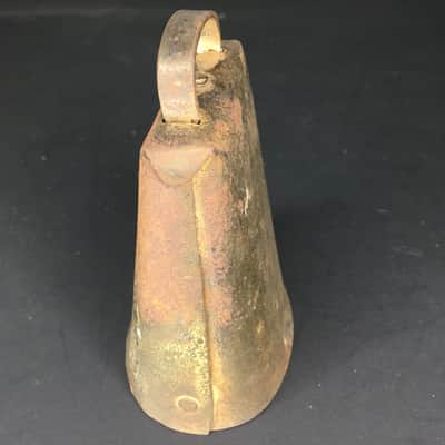 Cowbell 4 Inch Hand Forged Blacksmithed Antique Cow Bell image 3