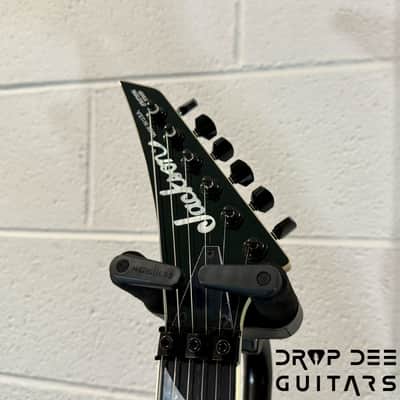 Jackson Custom Shop Randy Rhoads Electric Guitar w/ Case-Black w/ Yellow Pinstripes image 11