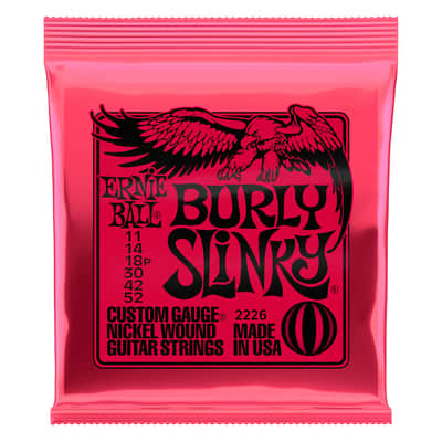 Box of 12 x Ernie Ball Burly Slinky 11-52 Electric Guitar Strings - 2226 (Bulk) image 2