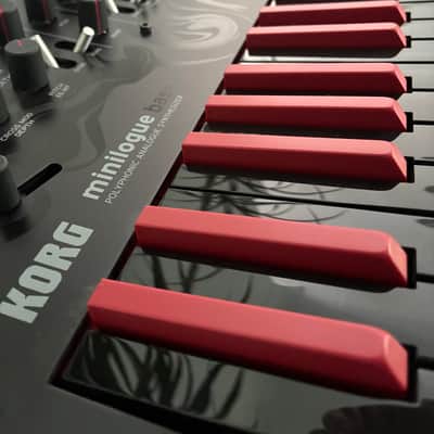 Korg Minilogue Bass 37-Key 4-Voice Polyphonic Synthesizer 2022 - Present - Black image 1