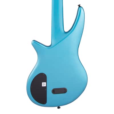 Jackson X Series Spectra Bass SBX V - Electric Blue w/Laurel FB image 7
