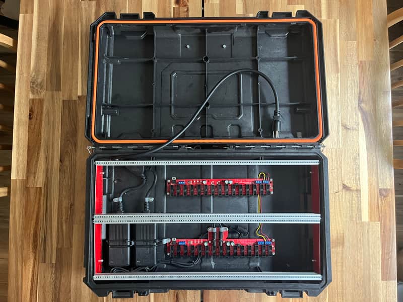 Trogotronic m/202 powered eurorack case 10,000 mA - SEE DESCRIPTION image 1