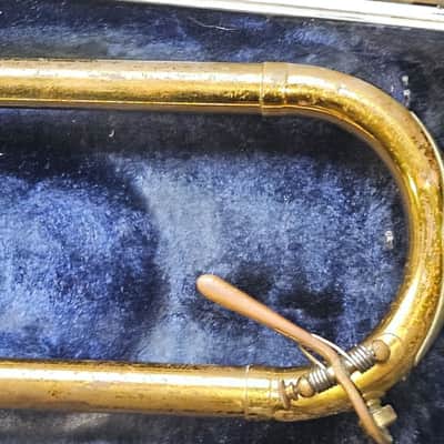 King Cleveland 605 Tenor Trombone, USA, w/ case and mouthpiece, Good Condition image 11