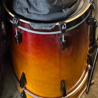 Pearl EXL 7-Piece Drum Kit Pearl 2010 - Sunburst fade image 1