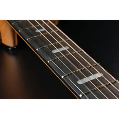 Lag HV50ACE HyVibe 50 Auditorium Bevel Cutaway Solid Engelmann Spruce Top Khaya Neck 6-String Acoustic Electric Guitar w/Gig Bag image 10