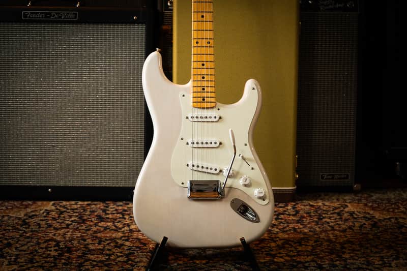 Fender American Original ’50s Stratocaster – 2021 – White Blonde – Maple Fingerboard – Excellent Near Mint Condition – w/ OHSC, COA & Case Candy