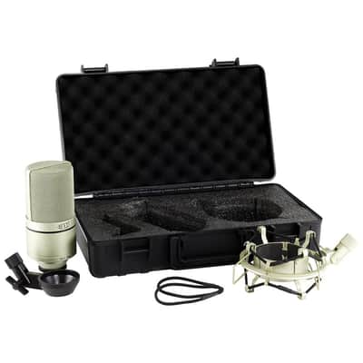 Liquid Audio - MXL 990 Large-diaphragm Condenser Microphone Bundle w/Pig Hog PHM10 8mm Mic Cable, Pop Filter Polishing Cloth image 4