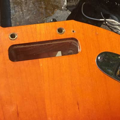 1996 American Standard / Strat Plus Stratocaster Body. Classic black finish, 1990s USA part image 14