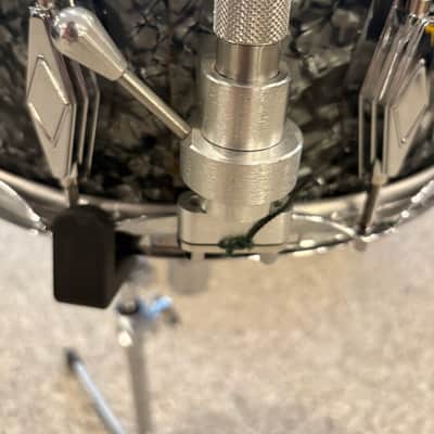 Solid Maple Craviotto 5 1/2" x 14" Johnny C Snare Drum, Black Oyster image 2
