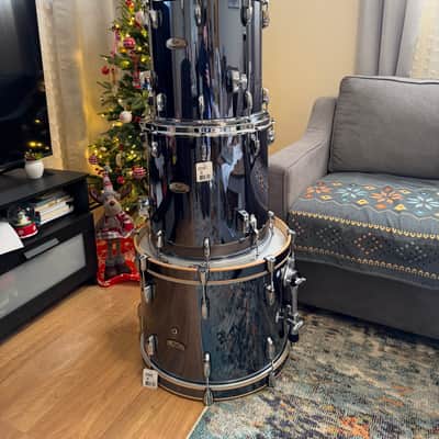 Pearl STS905XP/C766 Session Studio Select 10 / 12 / 14 / 16 / 20" 5pc Shell Pack 2018 - 2020 - Black Mirror Chrome image 1
