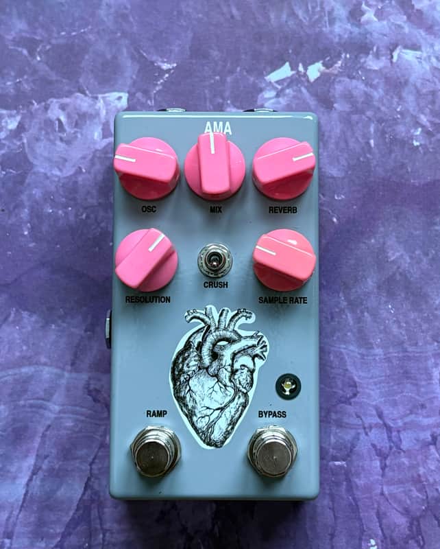 ギター AC Noises Ama V2 Reverb AC Noises Ama Pedal. Reverb and Bit Crusher