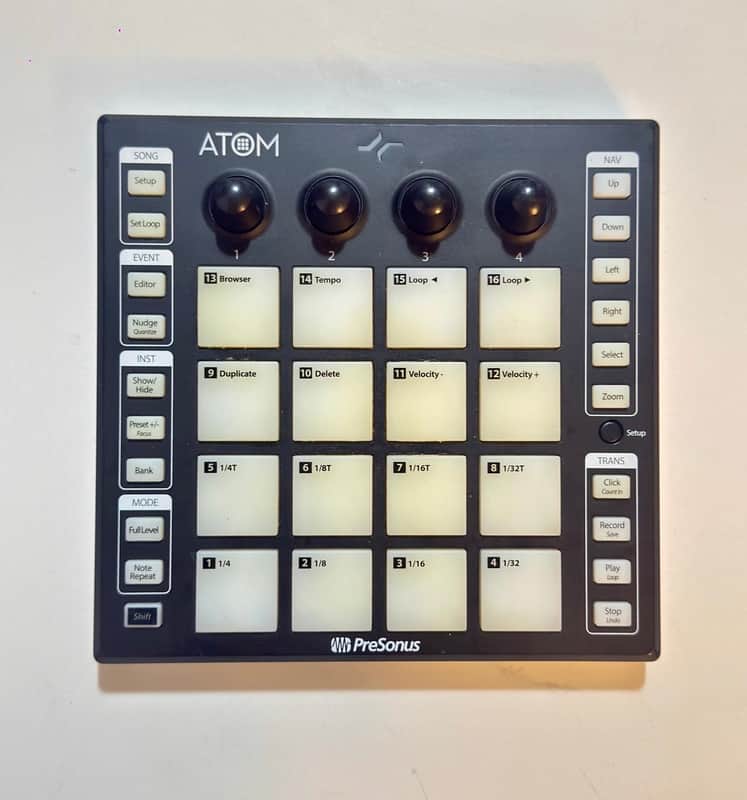 PreSonus ATOM USB 2.0 Pad Controller 2018 - 2019 - Black Bild 1