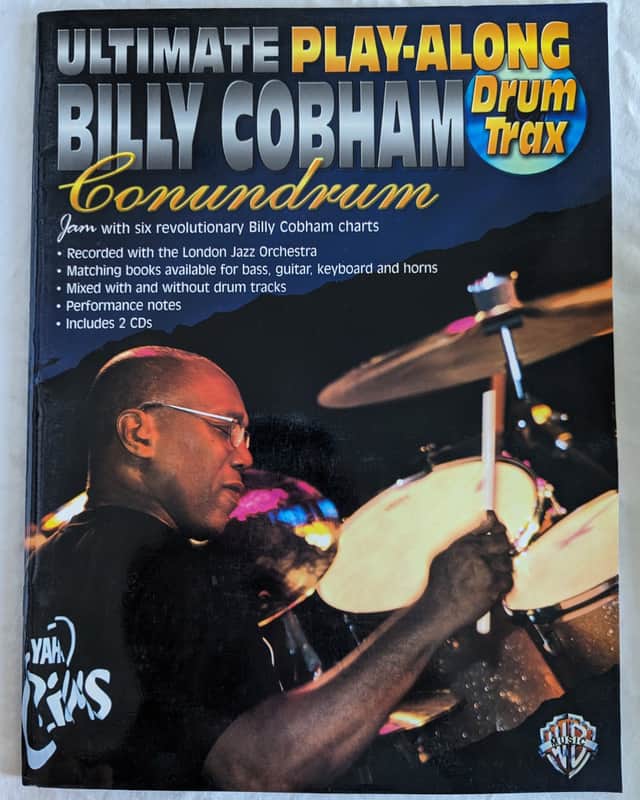Ultimate Play-Along Billy Cobham Conundrum Drum Trax CD Sheet Music Book image 1