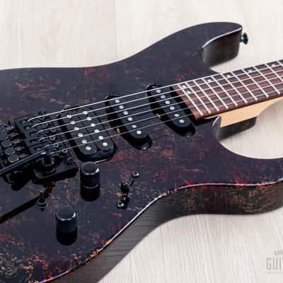 1994 Hamer USA Centaura GCTS-JR-2 Iridescent Swirl HSS Superstrat, Near-Mint w/ Case image 6