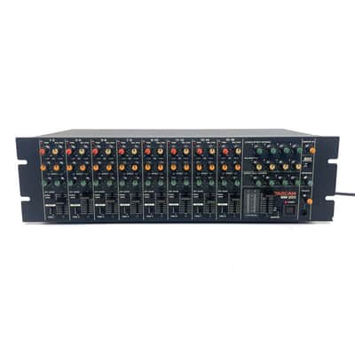 TASCAM MM-200 16-Channel Rackmount Keyboard / Line Mixer 1980s Black image 1