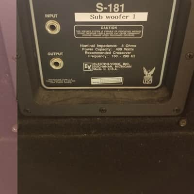 Electro-Voice EV S-181 18" Passive Subwoofers Sub Pair image 7