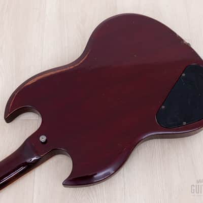1976 Gibson SG Standard Vintage Guitar Wine Red w/ Tarback & Top, Chainsaw Case image 13
