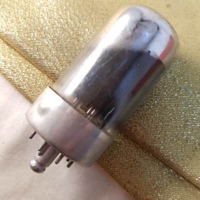 Sylvania Matched Pair (2) 7N7 Loktal tNOS AT1000 TESTED Vacuum Tubes greyglass T9 Bad Boy 3-hole dual triode (like 6SN7) 1952-1953 image 21