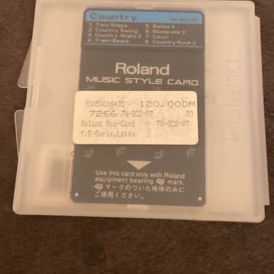Roland TN-SC2-03 Music Style Card Country for Roland E image 3