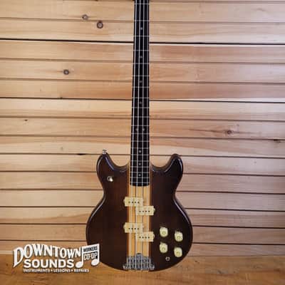 1981 Vantage VP-710B "Double P-Bass" with Vantage Hard Case - Natural, 9lbs 10oz image 2