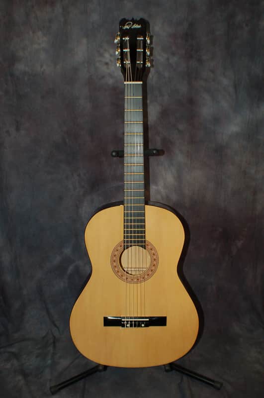 Roy Clark Signature Classical Guitar New Strings Gigbag 1990's Natural image 1