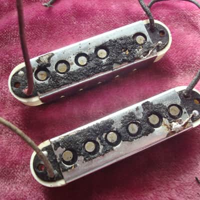 Vintage 1960's Pre-CBS Fender Jaguar Pickup Set 1963 1964 1962 Guitar Pickups RARE image 6