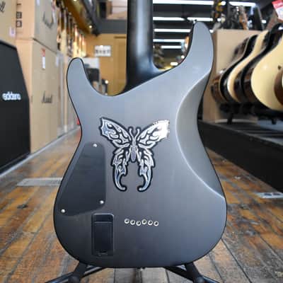 Schecter Korea C-1 Platinum Electric Guitar 2016 Translucent Black image 3