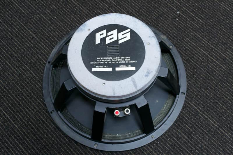 PAS Professional Audio Systems HL25800 15" Cast Frame Speaker Black image 1