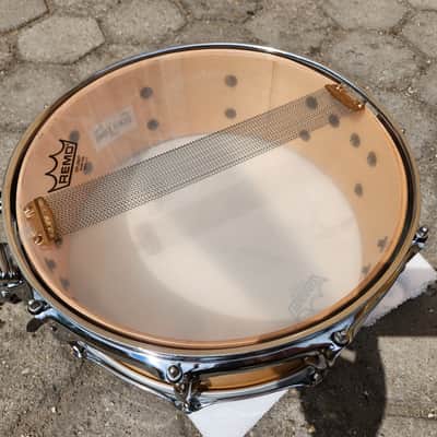 Pearl STA1450MM SensiTone Premium 14x5" Maple Snare Drum 2014 - 2020 - Satin Maple image 8