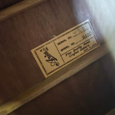 Vintage Aria 9460 Hummingbird Acoustic Guitar with Hard Case image 23