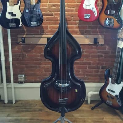 Ampeg Baby Bass Electric Upright Bass BB4 c.1960's vintage, w/ case & stand image 2