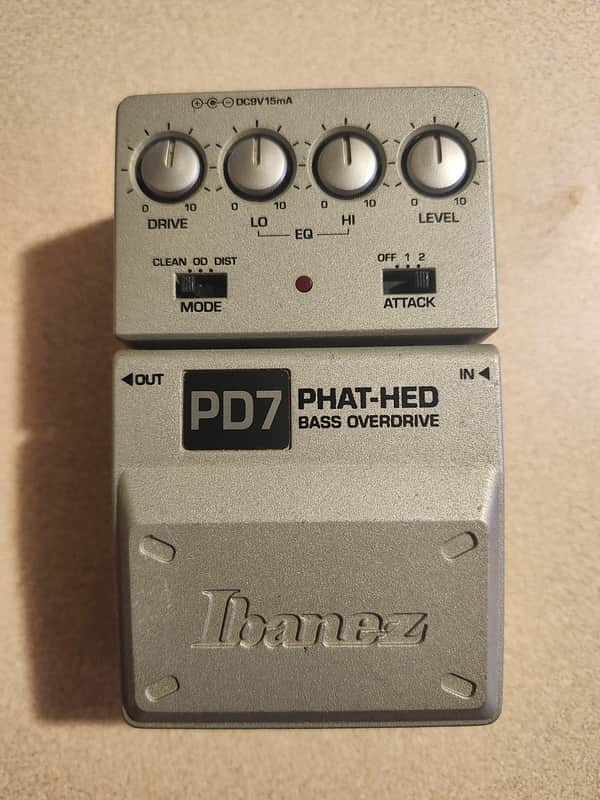Ibanez PD7 Phat-Hed Bass Overdrive Pedal | Reverb