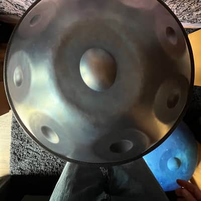 Zen Pan (Soundtopia) Handpan 9-Note Aeolian Mode Handpan 2019 - Natural Steel image 3