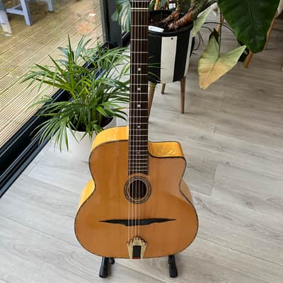 Dell Arte Angelo Debarre Gypsy Jazz guitar Natural image 1