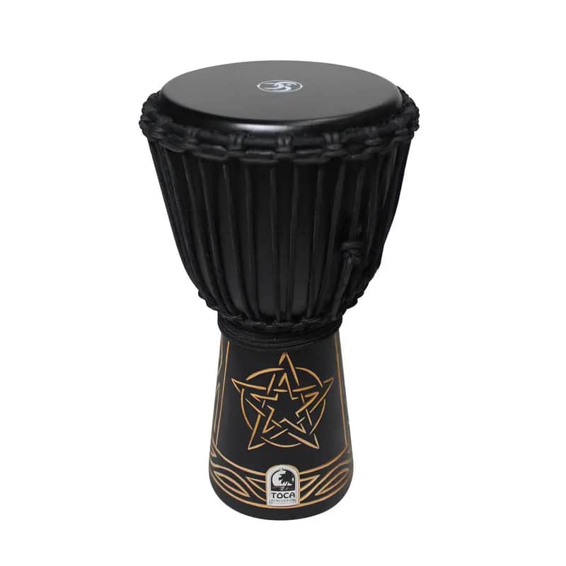 Toca Rope-Tuned Wood Djembe 10" Sully Erna Black Mamba 2 imagen 1