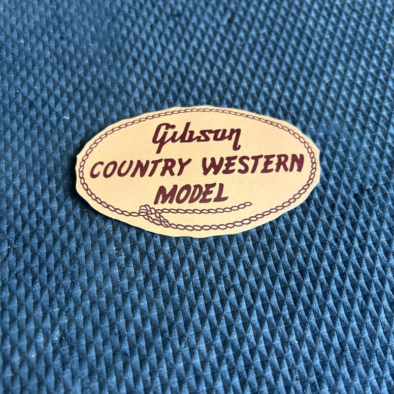 1960's Gibson Country & Western Soundhole Label N.O.S. image 1