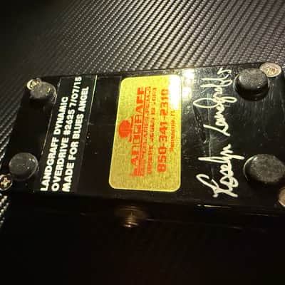 Landgraff Dynamic Overdrive Pedal 1999 - 2015 Signed by Roselyn Landgraff, hand painted Swirl image 19