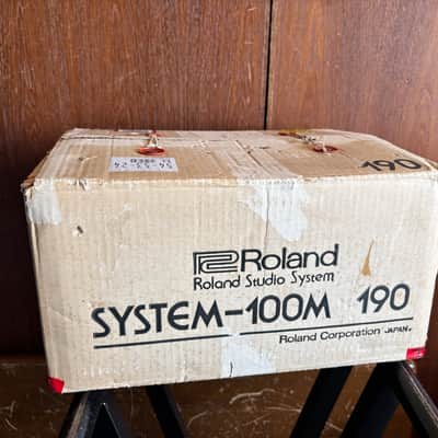 Roland Studio System-100m 190 Rare three-module rack w/ box image 12