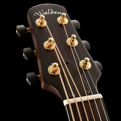 Walden B103E Baritone Solid Sitka top/Ovangkol Grand Auditorium Baritone-Electric Satin Natural w/Case image 8