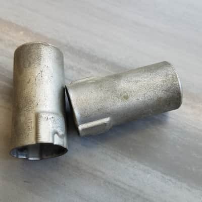 Elco Pair (2) Tube Shields 6AU6 7-pin J-Slot SOS 6 mil spec J20-02 Vintage Vacuum 1950s-1960s image 1
