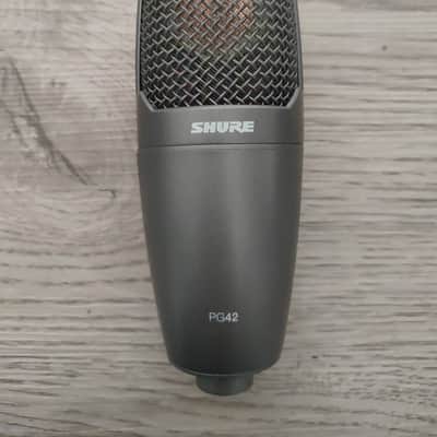 Shure PG42 Cardioid Condenser Microphone (XLR Cable)- Black image 1