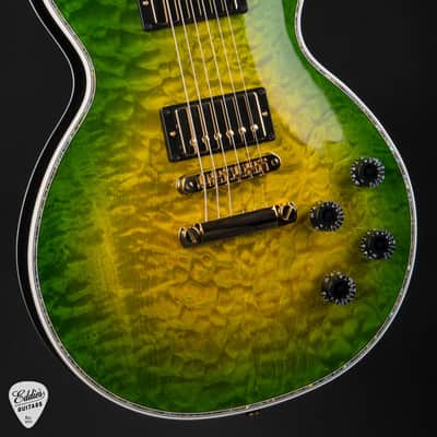 Gibson Custom Shop PSL Les Paul Ultima 5A "Tree of Life" Iguana Burst #CS600155 image 6